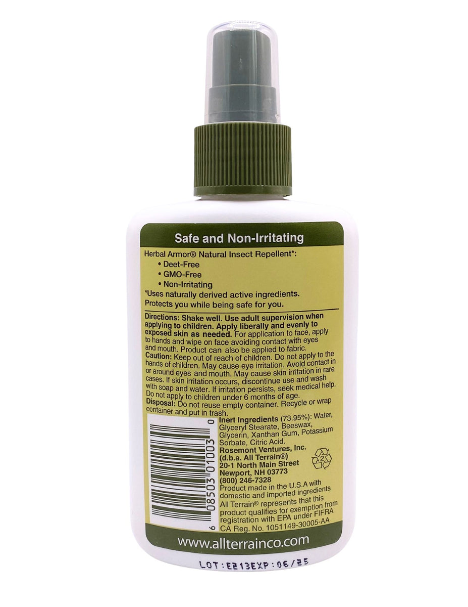 Herbal Armor® DEET-Free, Natural* Insect Repellent, Pump Spray 4oz