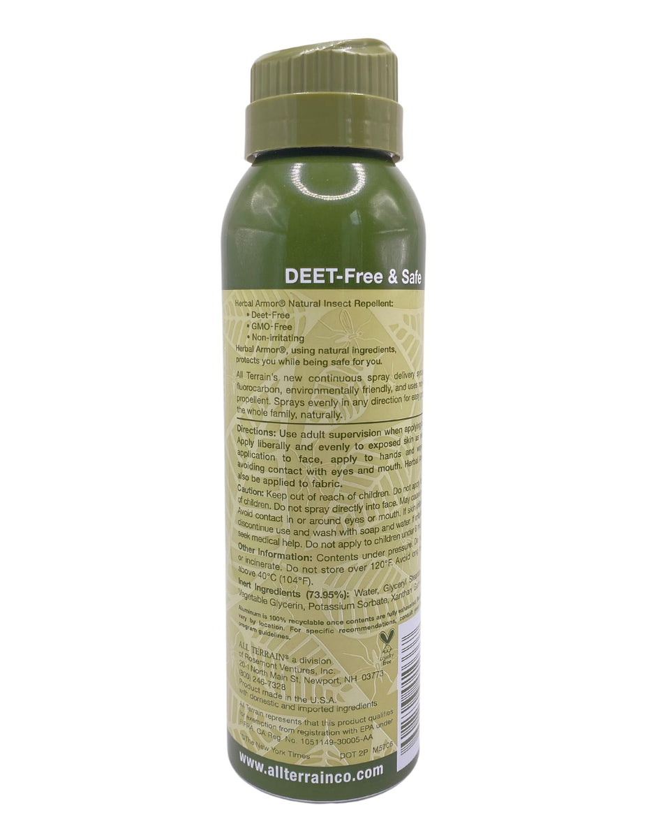 Herbal Armor® DEET-Free, Natural* Insect Repellent, Pump Spray 4oz.– All  Terrain