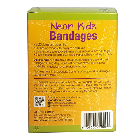 Neon Kids Bandages - Back View